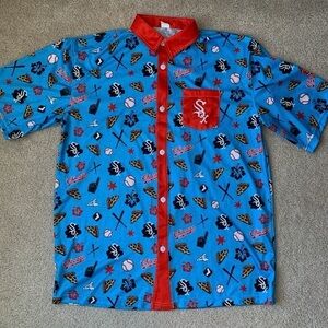 Destroyer Rocks Chicago White Sox Hawaiian Shirt Beggars Pizza Short Sleeves XL